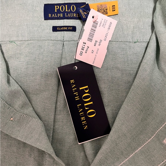 Polo Ralph Lauren Mint Green Casual Shirt - Picture 6 of 8